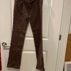 Lilly Pulitzer Palm Beach Fit Dark Brown Jeans